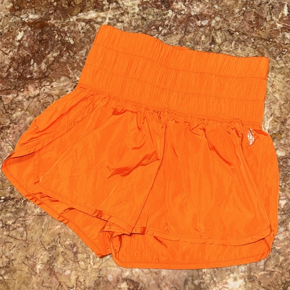 Free people movement the way home orange shorts - Picture 2 of 7